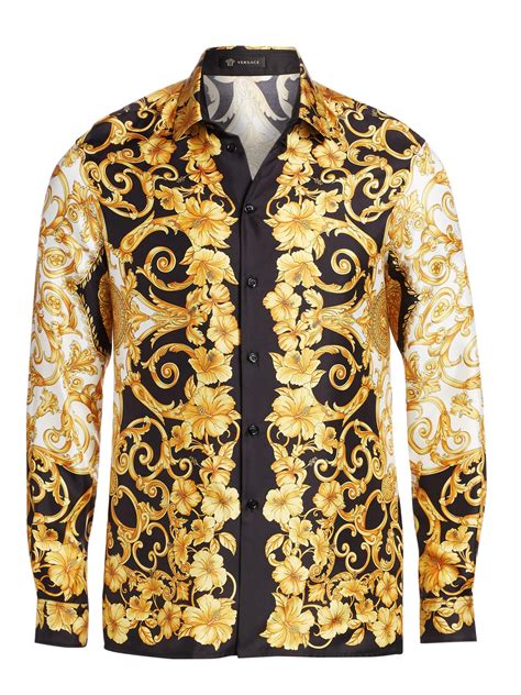 versace collection hemd bird|Versace clothing.